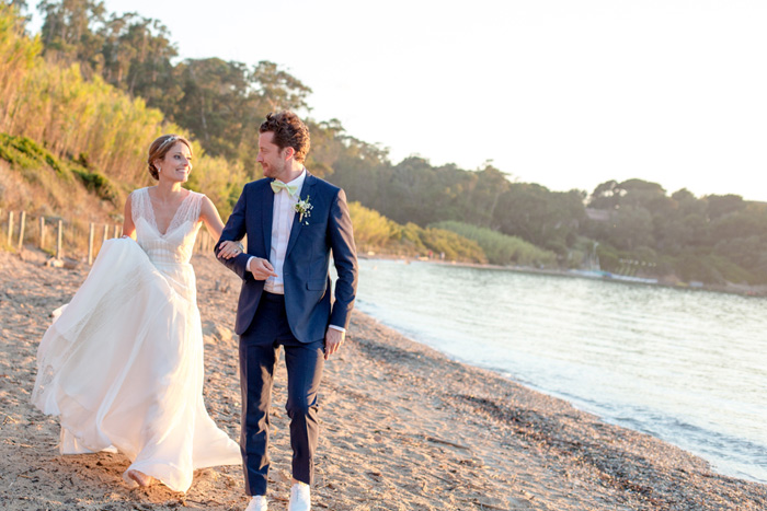 French wedding on the beach