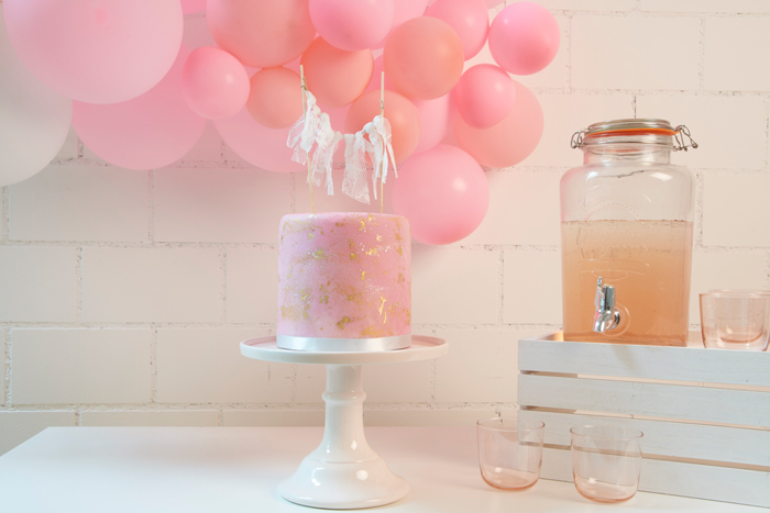 Kit guirlande de ballons rose pink fête anniversaire