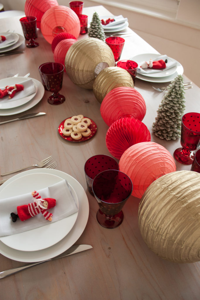 Bougeoir De Noël Doré Ginger Ray - Diamètre 27,6 Cm - Décoration Centre De Table Festive